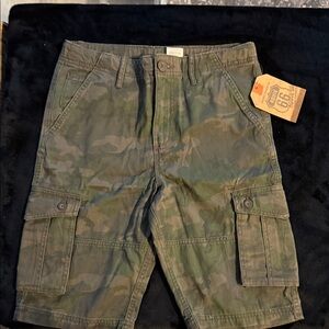 Route 66 Olive Green Cargo Shorts